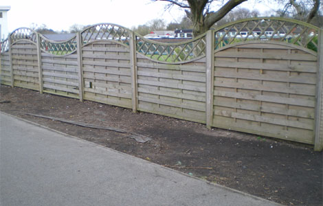 Catshill School Damaged Fence